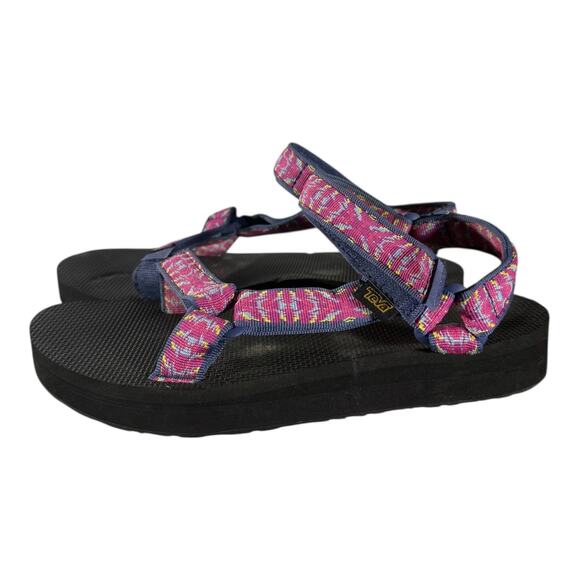 TEVA Triton Raspberry Sorbet Midform Universal Strappy Sandal Women’s Size 10 - Picture 4 of 8